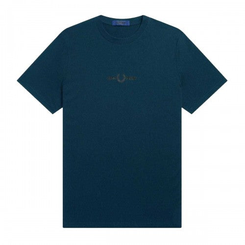 Front - Fred Perry Childrens/Kids Embroidered T-Shirt