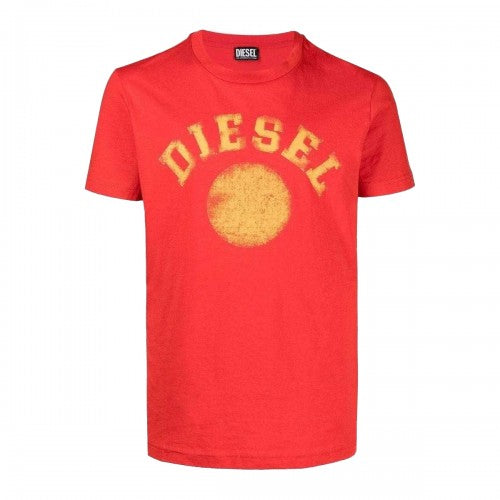 Front - Diesel Unisex Adult Faded Logo T-Shirt