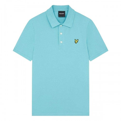 Front - Lyle & Scott Mens Chest Logo Branded Polo Shirt