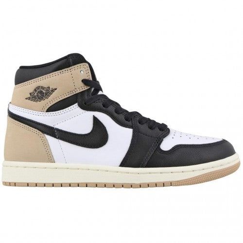 Front - Nike Womens/Ladies Air Jordan 1 Retro Leather High Cut Trainers