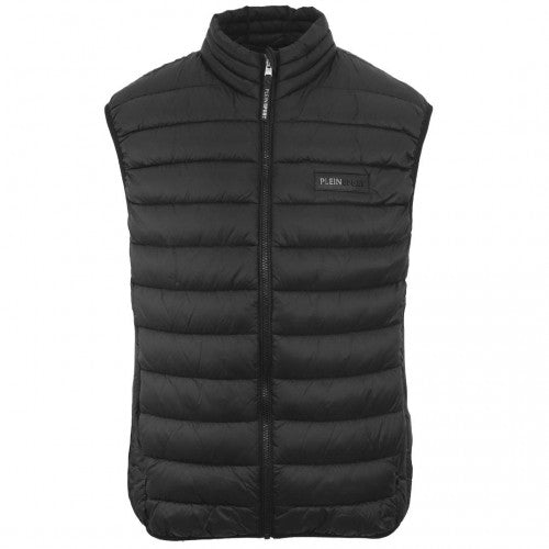 Front - Plein Sport Mens Patch Logo Gilet