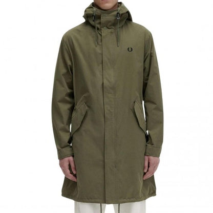 Front - Fred Perry Unisex Adult Shell Parka