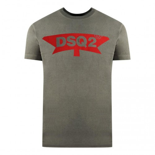 Front - DSquared2 Mens Bold Logo T-Shirt