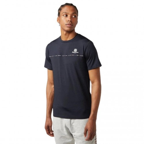 Front - Aquascutum Mens Contrast Piping Stretch Active T-Shirt