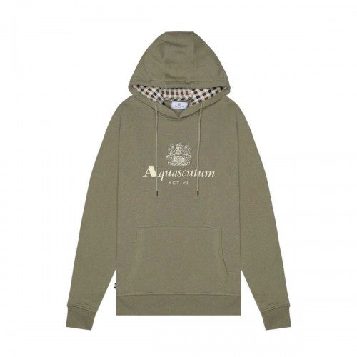 Front - Aquascutum Mens Active Big Logo Hoodie