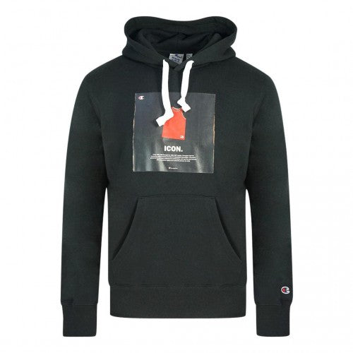 Front - Champion Mens Icon Logo Hoodie