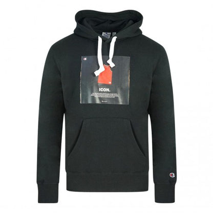 Front - Champion Mens Icon Logo Hoodie