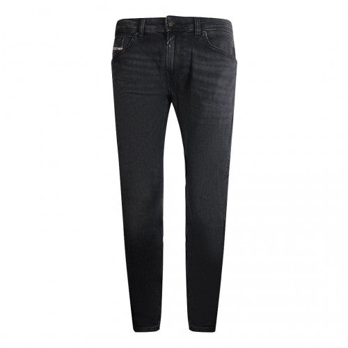 Front - Diesel Mens Tepphar-X Denim Faded Jeans