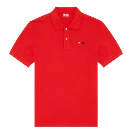 Front - Diesel Mens T-Smith-Div Logo Polo Shirt