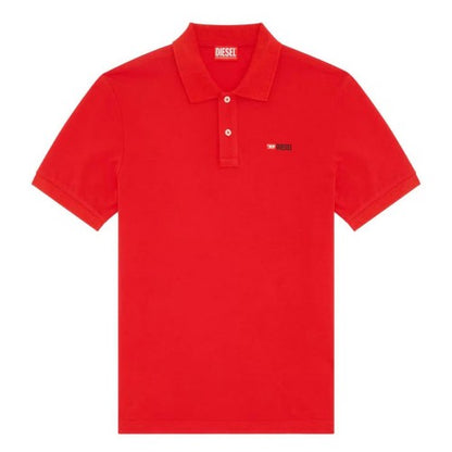 Front - Diesel Mens T-Smith-Div Logo Polo Shirt