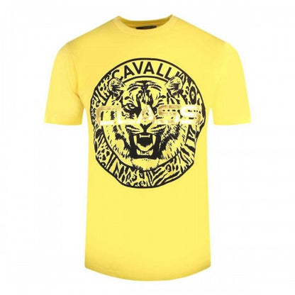 Front - Cavalli Class Mens Tiger T-Shirt