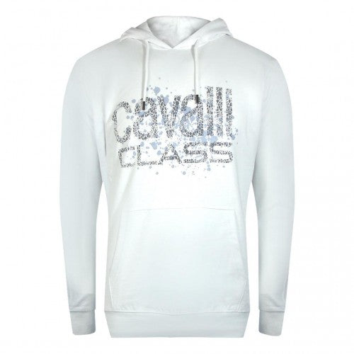 Front - Cavalli Class Mens Spray Logo Hoodie