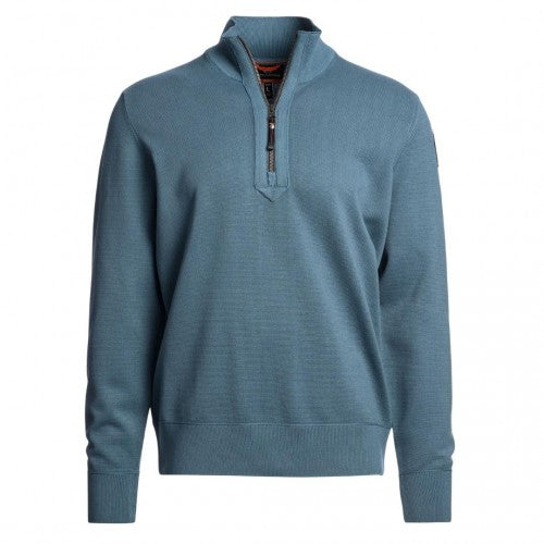 Front - Parajumpers Unisex Adult Basic Scoe Half Zip Sweatshirt