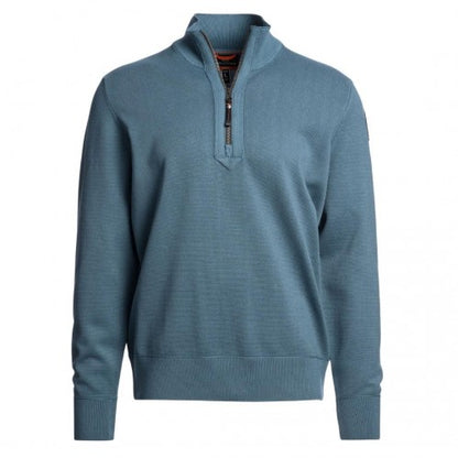 Front - Parajumpers Unisex Adult Basic Scoe Half Zip Sweatshirt