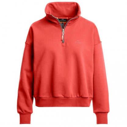 Front - Parajumpers Unisex Adult Zendaya Half Zip Sweatshirt
