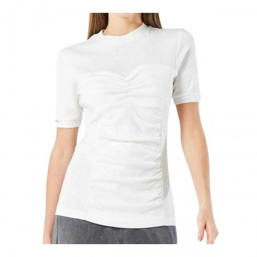 Front - Nike Womens/Ladies Ruched Sports T-Shirt