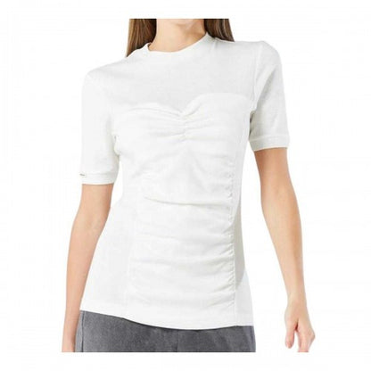 Front - Nike Womens/Ladies Ruched Sports T-Shirt