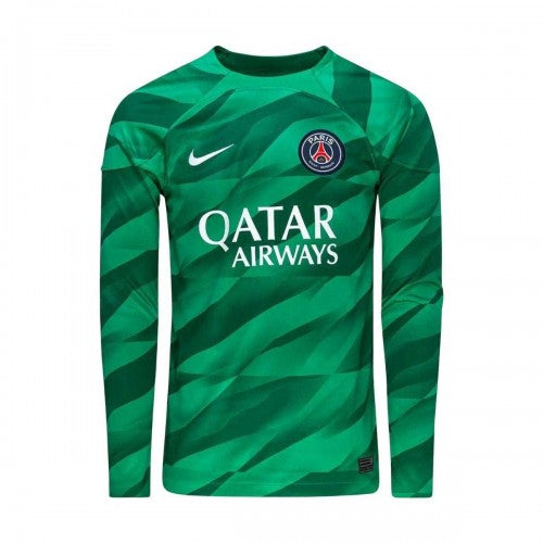 Front - Nike Mens Paris Saint Germain FC Long-Sleeved Goalkeeper Jersey