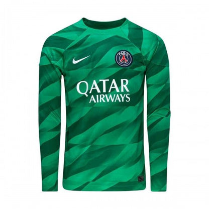 Front - Nike Mens Paris Saint Germain FC Long-Sleeved Goalkeeper Jersey