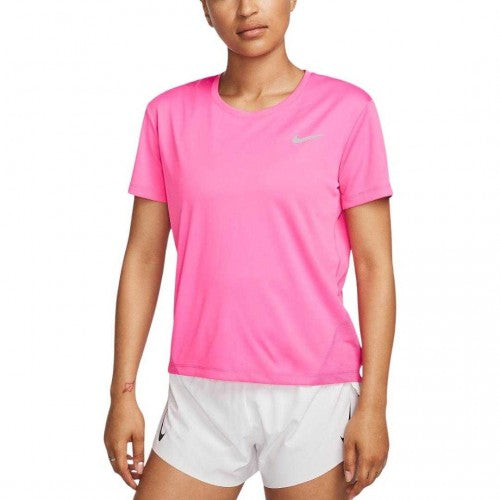 Front - Nike Womens/Ladies Dri-FIT Short-Sleeved Running Top