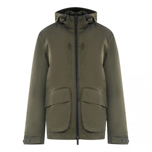 Front - Lyle & Scott Mens Plain Hooded Jacket