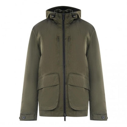 Front - Lyle & Scott Mens Plain Hooded Jacket