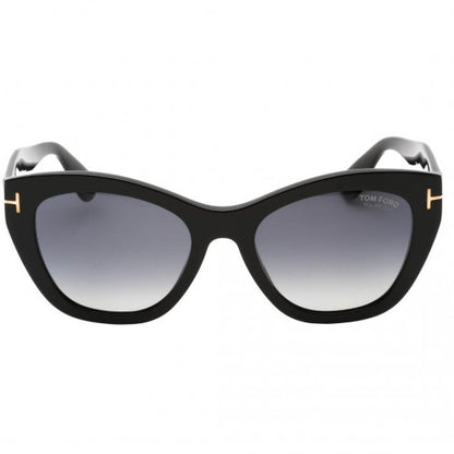 Front - Tom Ford Womens/Ladies Cara Smoke Polarised Sunglasses