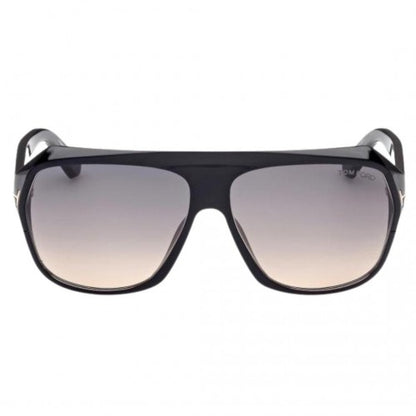 Front - Tom Ford Mens Hawkings Smoke Gradient Sunglasses