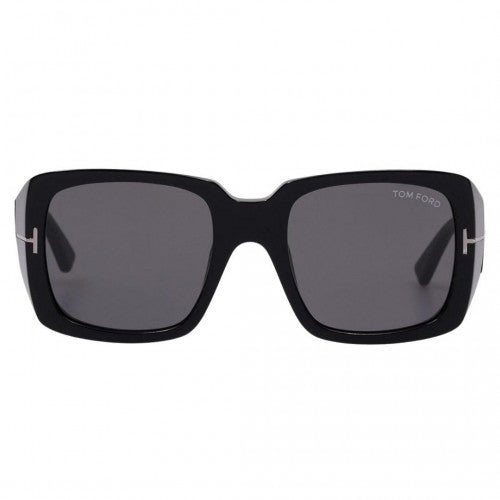 Front - Tom Ford Womens/Ladies Ryder Smoke Sunglasses