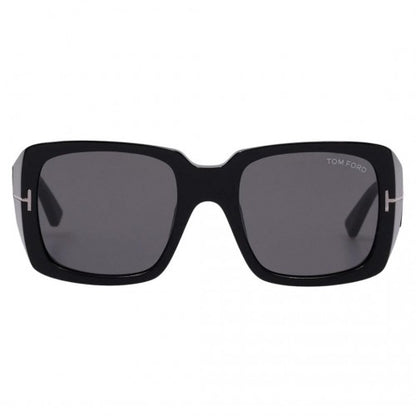 Front - Tom Ford Womens/Ladies Ryder Smoke Sunglasses
