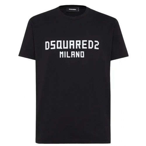 Front - DSquared2 Mens Milano Cotton T-Shirt