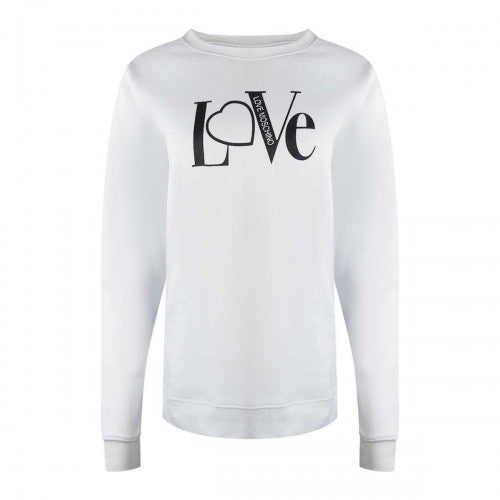 Front - Love Moschino Womens/Ladies Love Logo Long-Sleeved Sweatshirt