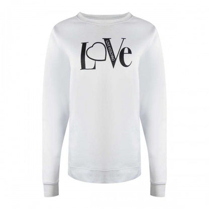 Front - Love Moschino Womens/Ladies Love Logo Long-Sleeved Sweatshirt