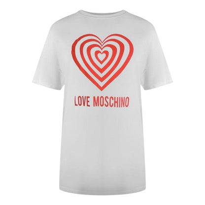 Front - Love Moschino Womens/Ladies Hypno Heart T-Shirt