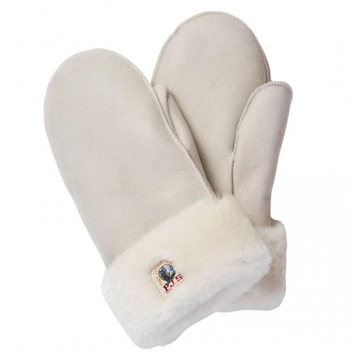 Front - Parajumpers Sheepskin Logo Mittens