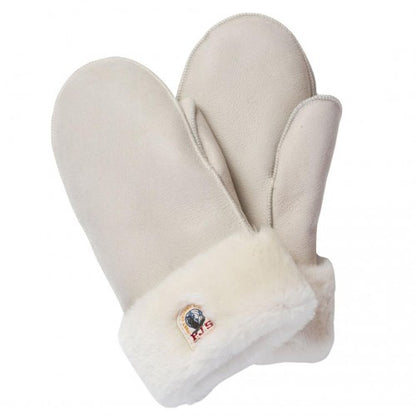 Front - Parajumpers Sheepskin Logo Mittens