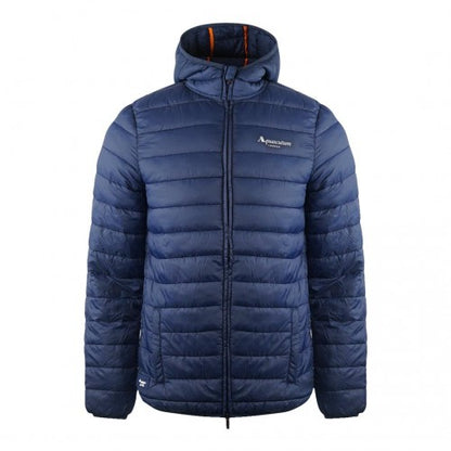 Front - Aquascutum Mens London Logo Hooded Padded Jacket