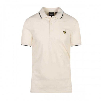 Front - Lyle & Scott Mens Tipped Cotton Collared Polo Shirt
