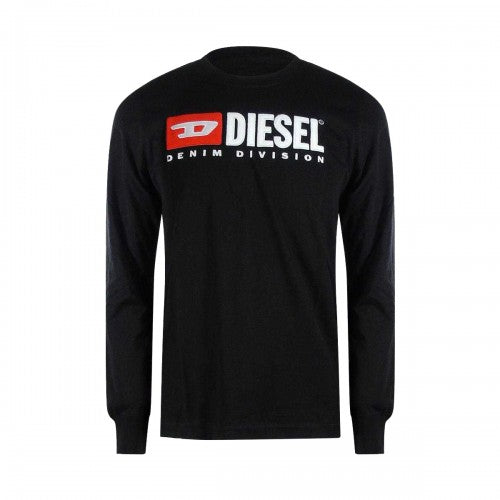 Front - Diesel Mens Division Cotton T-Shirt