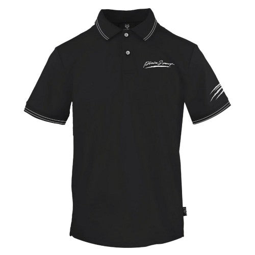 Front - Plein Sport Unisex Adult Signature Logo Polo Shirt