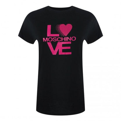 Front - Love Moschino Womens/Ladies Logo T-Shirt