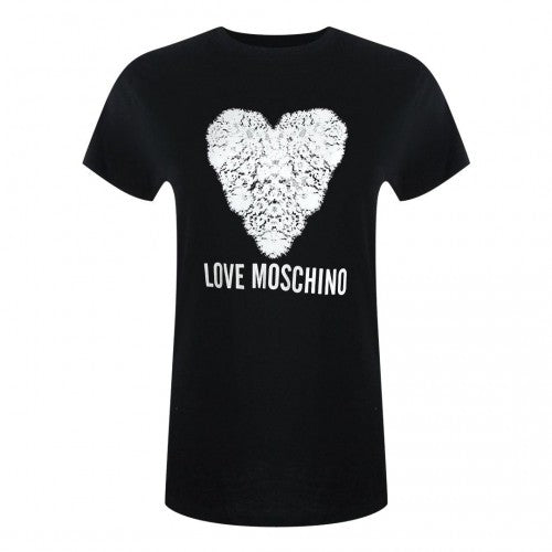 Front - Love Moschino Womens/Ladies Heart T-Shirt
