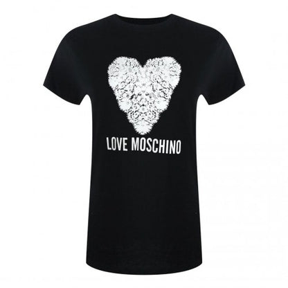 Front - Love Moschino Womens/Ladies Heart T-Shirt