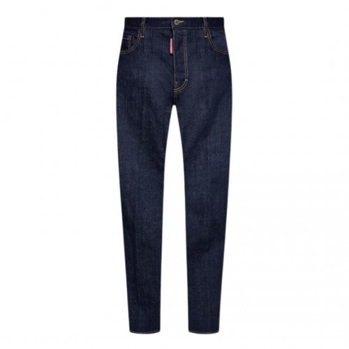 Front - DSquared2 Mens Rinse Jeans