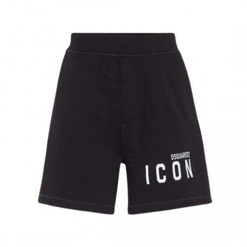 Front - DSquared2 Mens Icon Logo Shorts