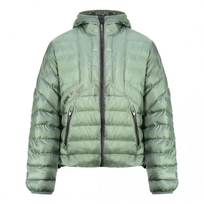 Front - Diesel Mens Plain Quilted Jacket