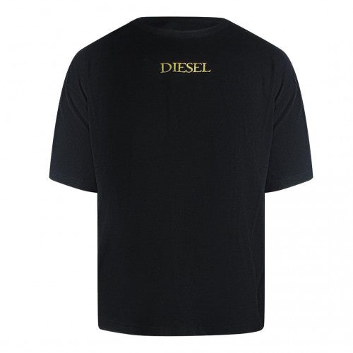 Front - Diesel Mens Logo Cotton T-Shirt