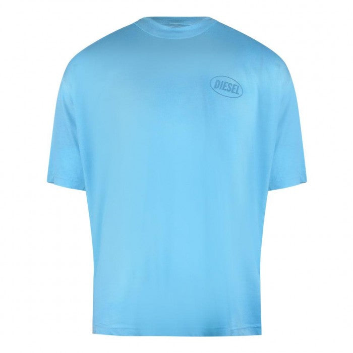 Front - Diesel Mens Monotone Logo Cotton T-Shirt