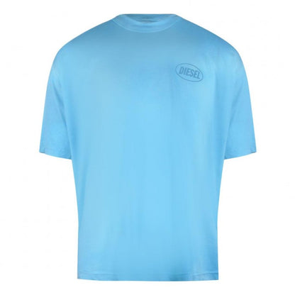 Front - Diesel Mens Monotone Logo Cotton T-Shirt