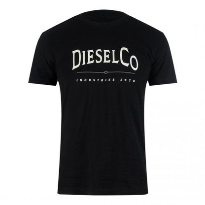Front - Diesel Mens Industries Premium Cotton T-Shirt